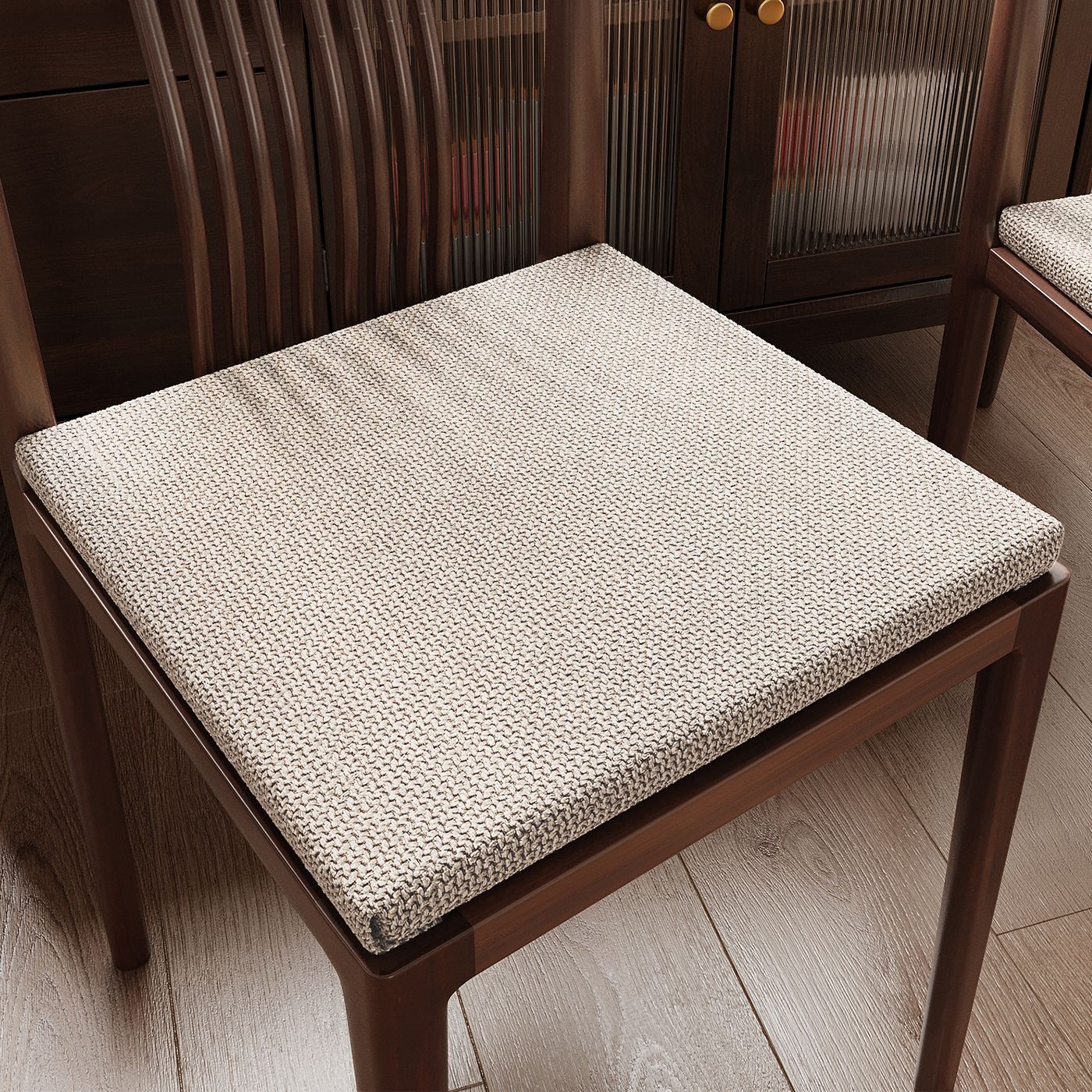 Cojín de asiento chino cojín de comedor desmontable cojín de madera roja cojín de esponja gruesa cojín de asiento de mesa de té cojín de asiento de asiento de asiento de cojín de cojín personalizado