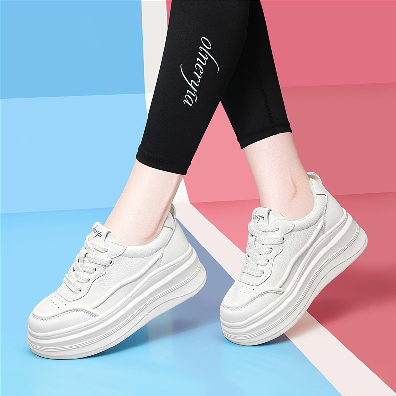 Fashion Versatile 2025 New Style Casual Thick-Soled Height-Increasing Korean Fashion Comfortable Trendy Women's Sneakers_vogvips.com