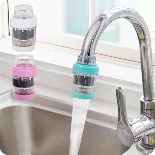 Faucet tap water filter medical stone filter purifier home activated carbon multi-layer water filter wholesale