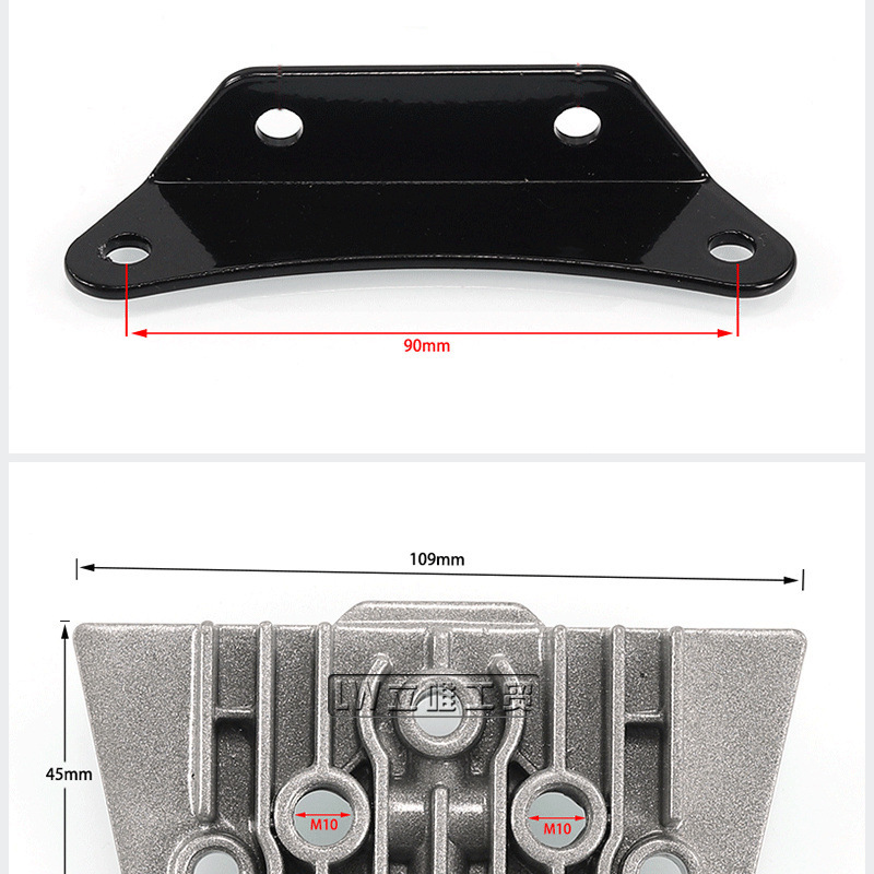 Off-Road Motorcycle Monkey Bike Oil Cooler Monkey Car Curved Beam Machine 50-110Cc Aluminum Radiator