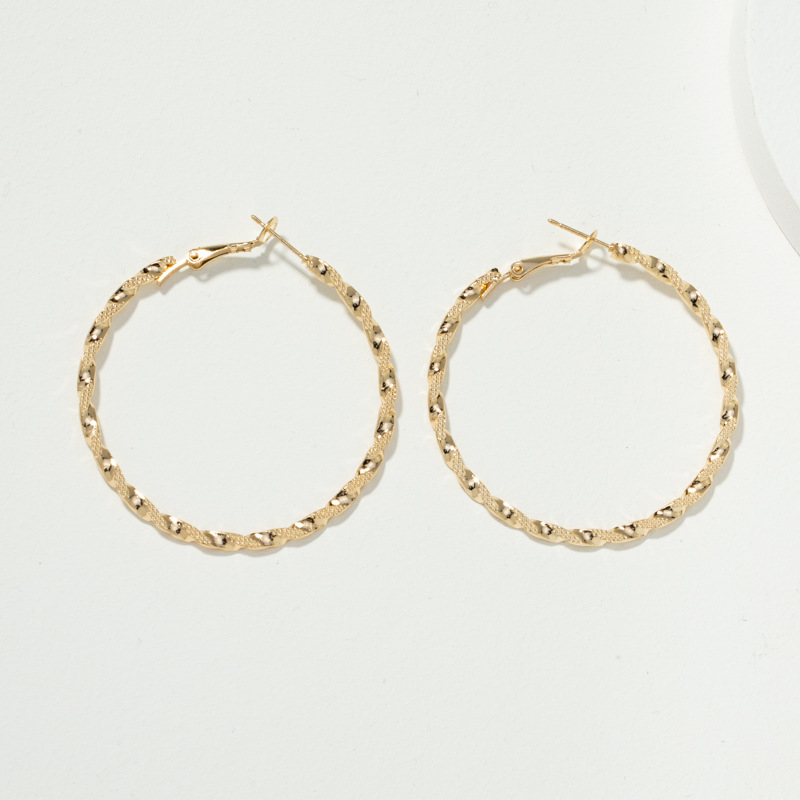 Simple Circle Earrings Wholesale display picture 5