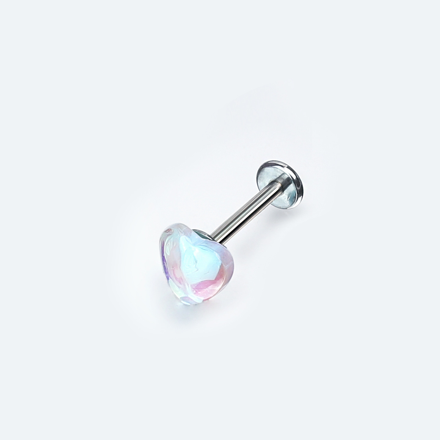 Labret piercing jewelry detail image