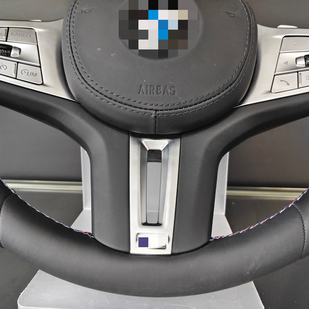 New silver steering wheel assembly suitable for all BMW F/G series 1234567 models, including F30, G20, G30, and G38