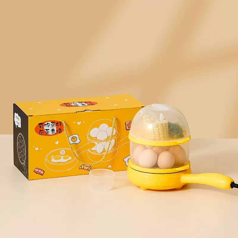 多功能蒸蛋神器伴手礼电蒸蛋器锅礼盒装实用电煎锅礼品套装煮蛋器