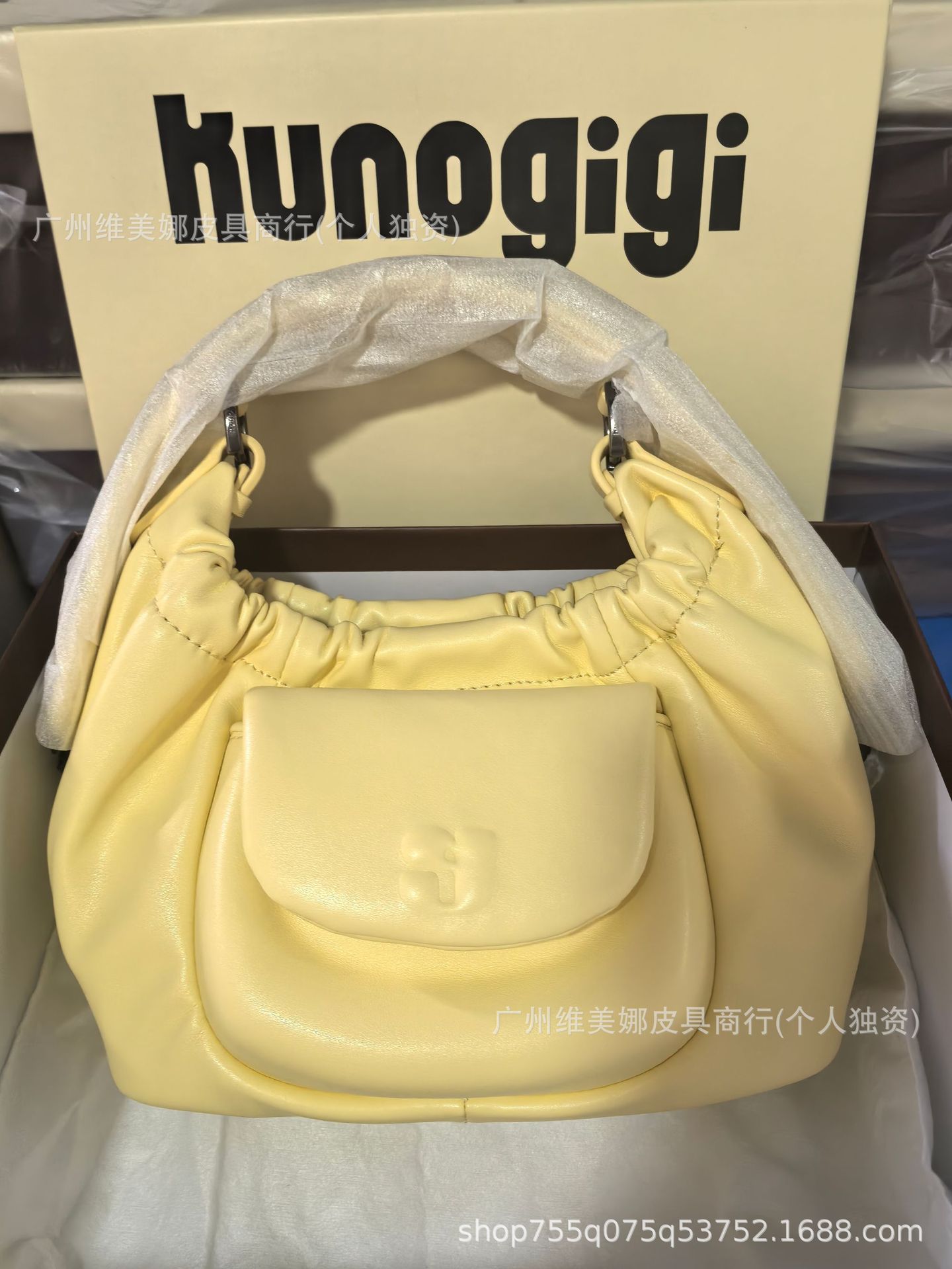 KUNOGIGI Piggy Dumpling Bag 2025 New Arrival Niche Design Women's Shoulder and Crossbody Bag - Thumbnail 7
