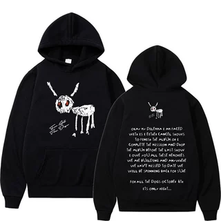2024新款Rapper Drake for All The Dogs Letter Hoodie Men's Hi