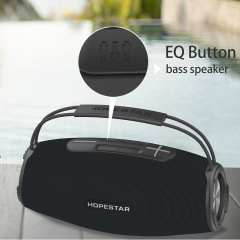 Hopestar h51ワイヤレスbluetoothスピーカー屋外ポータブルサブウーファ3スピーカー55wハイパワーポータブル
