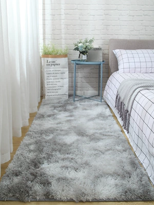 Scandinavian Ins Style Girls' Room Carpet Bedroom Full of Cute Popular Same Style Bedside Plush Blanket Floor Mat (Wool pad)