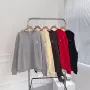 字母圆领宽松春季卫衣