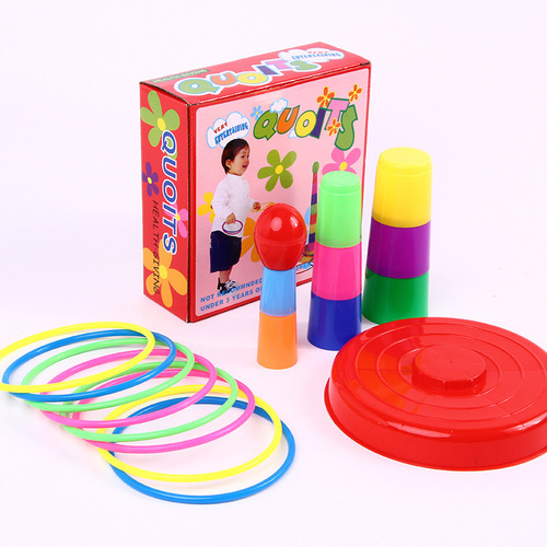 Creative Jenga ring large parent-child interactive throwing ring children's stress relief toys wholesale