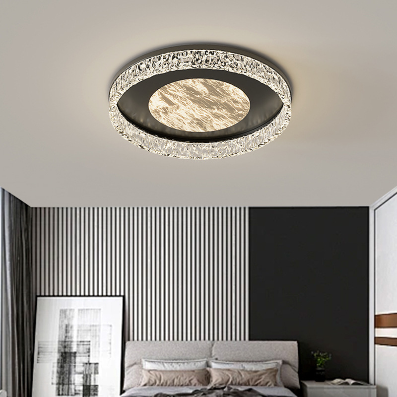 [Selección estricta] Italia minimalista lujo luz de techo nubes de espectro completo protector de ojos LED lámparas de dormitorio 2025 nueva