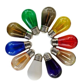 LED装饰灯;普通白炽灯;彩色灯泡