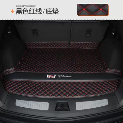 Trunk Mat — SRX - main-pad-single-piece-black-and-red-20-24-cadillac-xt5