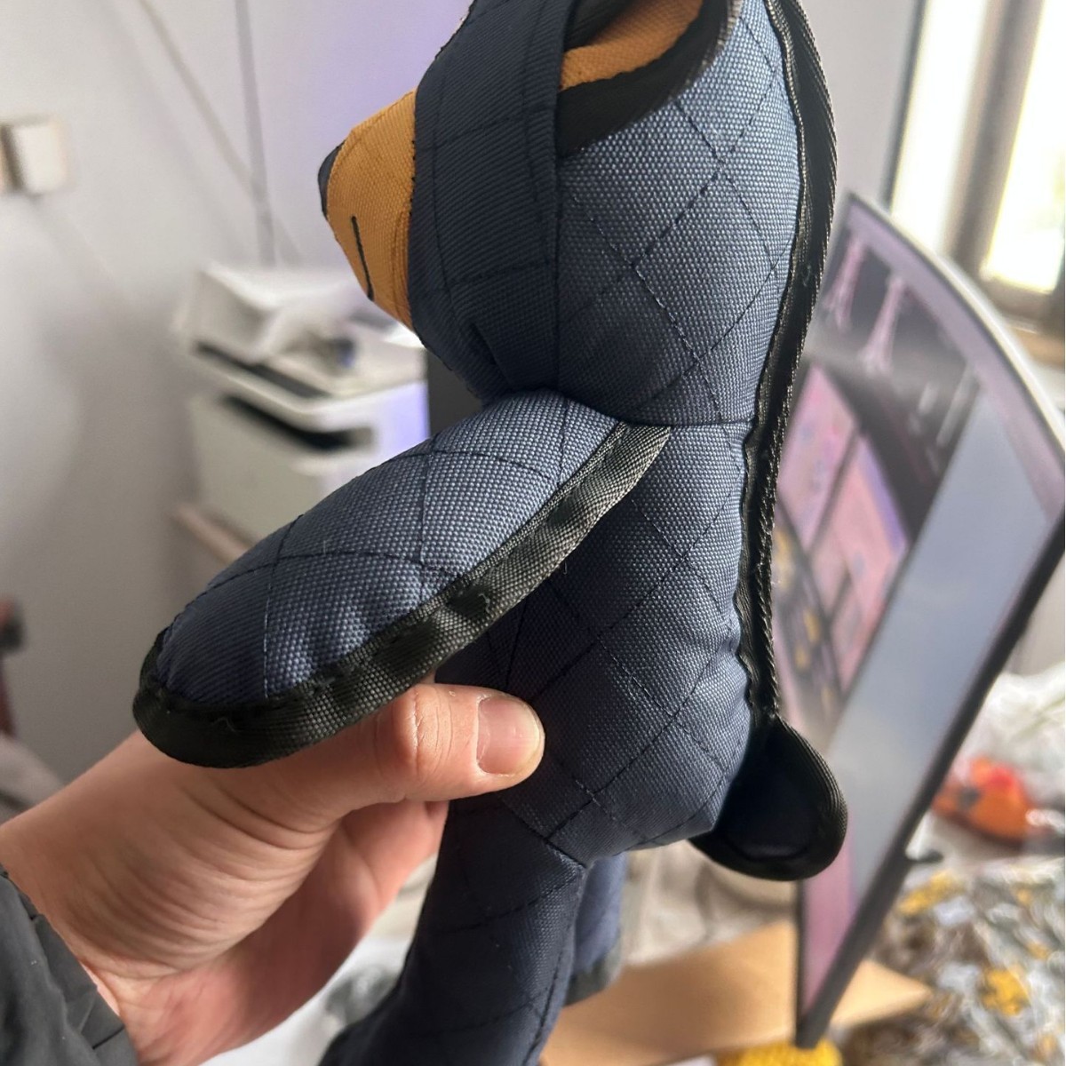 국경 간 지점 깨지지 않는 곰 강력한 곰 물림 방지 나일론 천 개 보컬 장난감