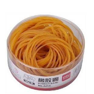 Deli rubber ring 3214/3215 latex ring financial rubber band binding special leather band 50/100g barrel