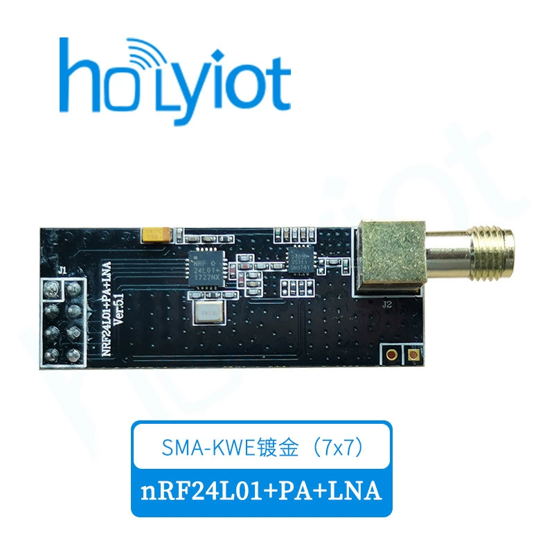 NRF24L01+PA+LNA V5.1 беспроводной передающий частоты модуль интерфейса_PIN ультра-дальний диапазон передачи голос видео