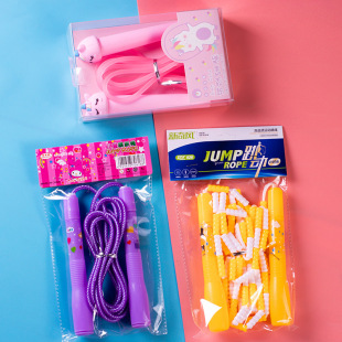 Student Skipping Rope 618 Colorfulful Kidsren's Toddler Skipping Rope Sporting Goods Sports Rope Fitness