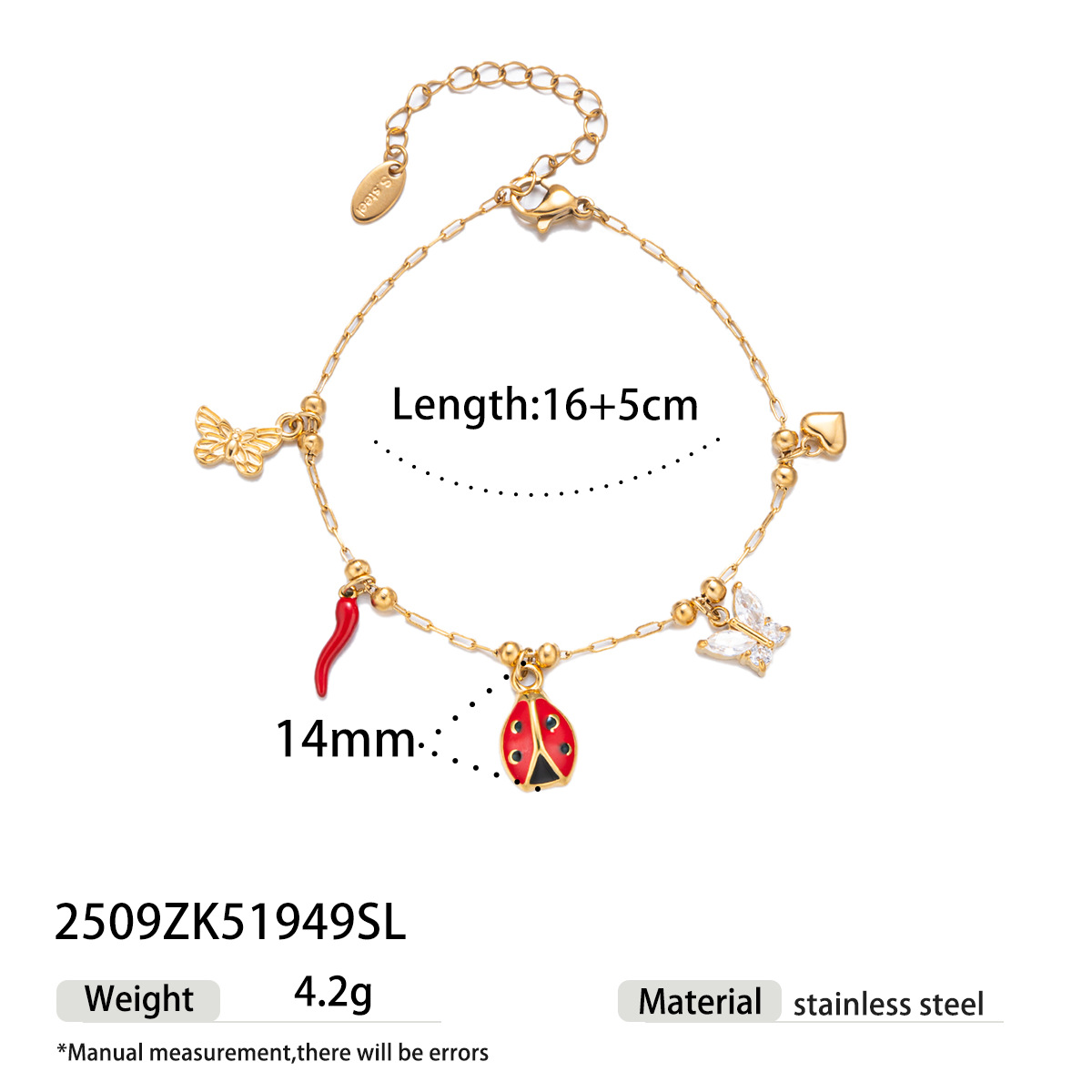 Tina Europa y los Estados Unidos no se desvanecen en la sensación de diseño pulsera de acero inoxidable lujoso nicho amor rosa joyas de pulsera de acero de titanio