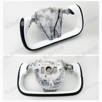 for Tesla Model 3/Model – Steering wheel - white-black-color-combination