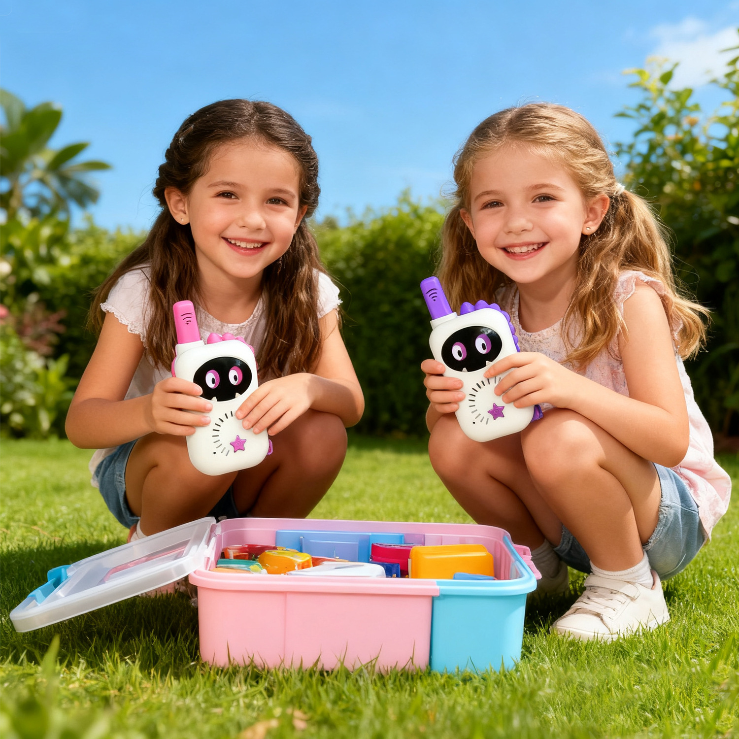 Intercomunicador infantil transfronterizo juguete interactivo padre-hijo intercomunicador inalámbrico buscapersonas regalo de cumpleaños juguetes de puzzle