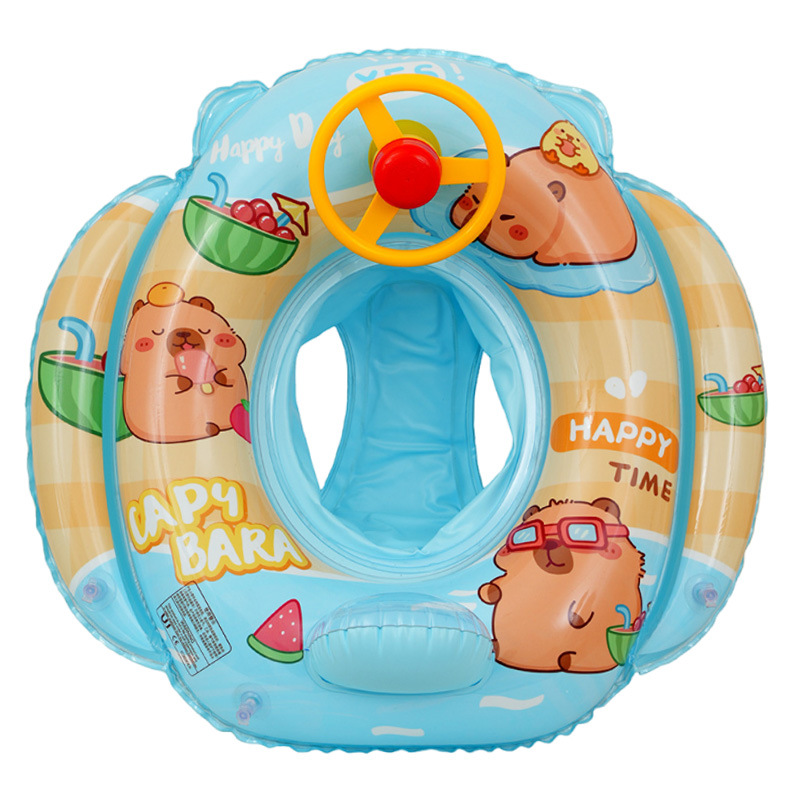 Flotador con Asiento y Volante Infantil de PVC, Inflable y Anti-vuelco para Piscinas image 21
