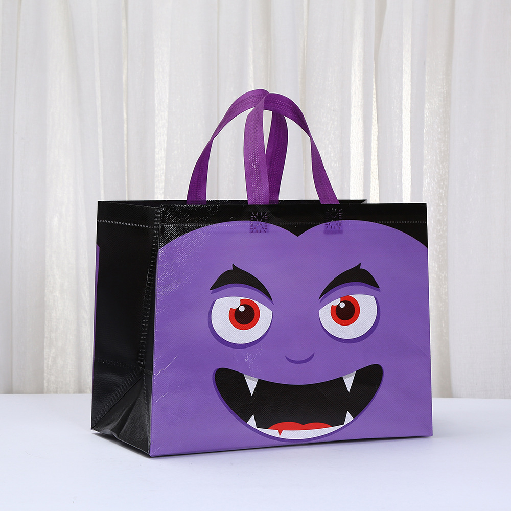 Bolsas de regalo impresas, bolsas de compras estereoscópicas, bolsas de regalo, bolsas de Halloween, bolsas de embalaje no tejidas