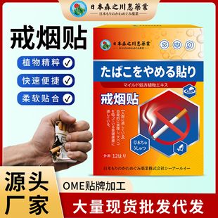 Japan's Morizukawa Smoking Cessation Patch, Smoking Control Nicotine Patch, Auxiliary Smoking Cessation Patch, Men's and Women's Smoking Cessation Spirit Manufacturer Wholesale