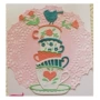 爱心手工scrapbook电话刀模