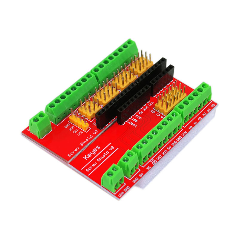 Screw Shield V3接线柱扩展板互动媒体适用arduino创客UNO-R3主板
