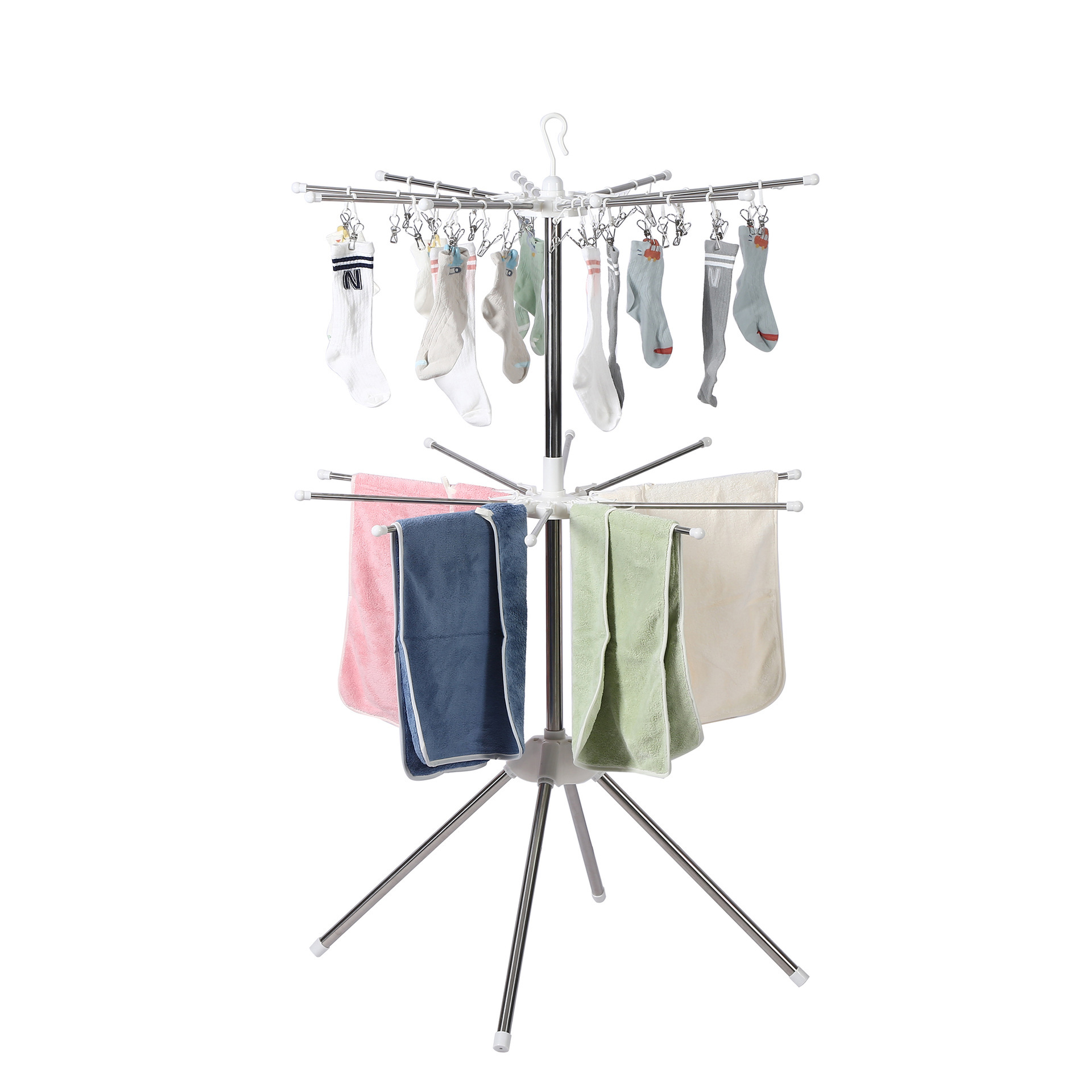 흰색 2겹[단층 30클립]