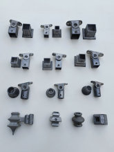 优选铁艺单根组装楼梯立柱扶手围护栏杆配件铝制毛坯高