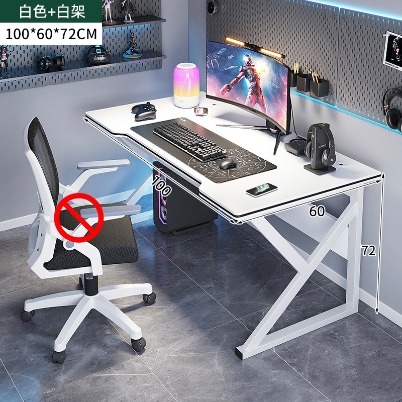 E-스포츠 화이트 + 화이트 프레임 100*60