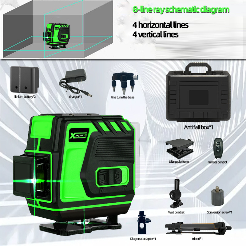 모델 B, 8줄, 완전 장착 [플라스틱 상자]