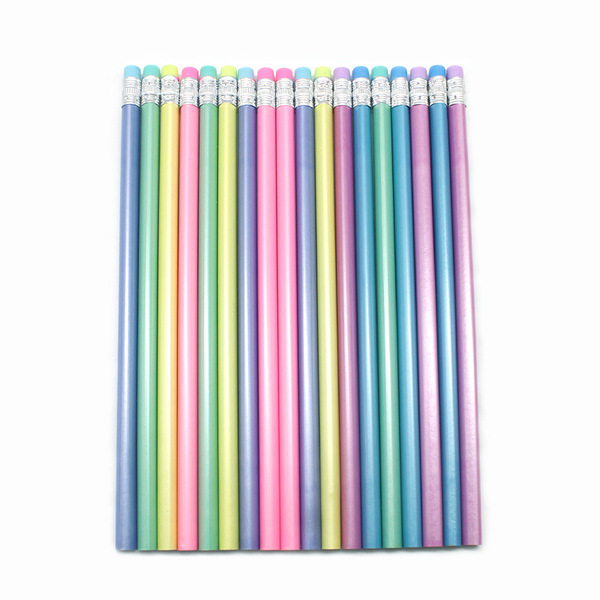 pearlescent triangular eraser for students