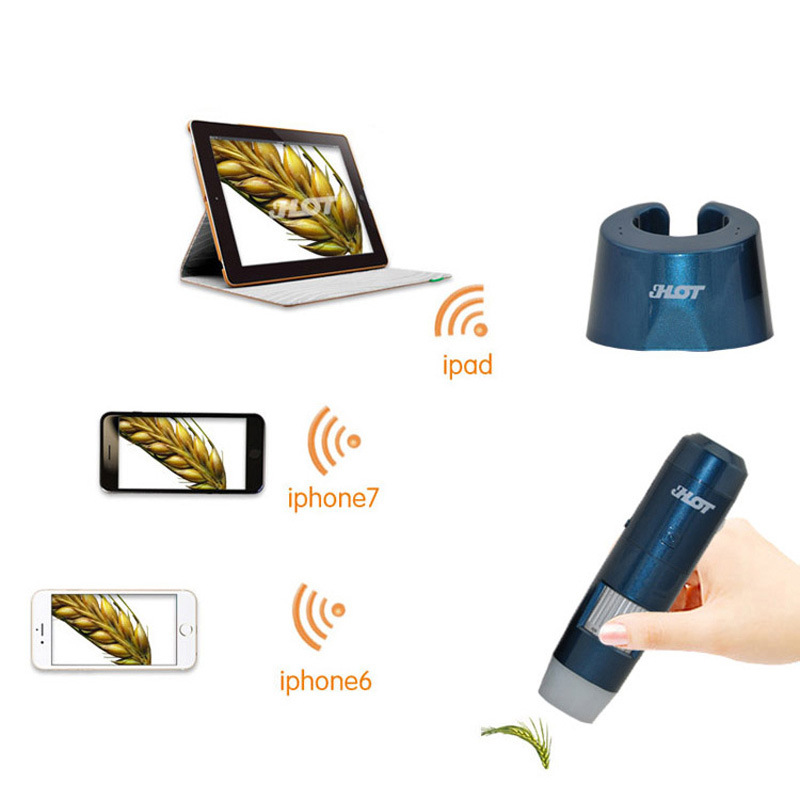 新款 Wifi 连接手机平板 放大倍率200X 无线数码显微镜 (HD)