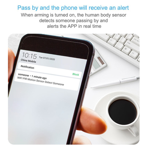 Graffiti WIFI Human Infrared Sensor Tuya WIFI PIR Motion Sensor Detector