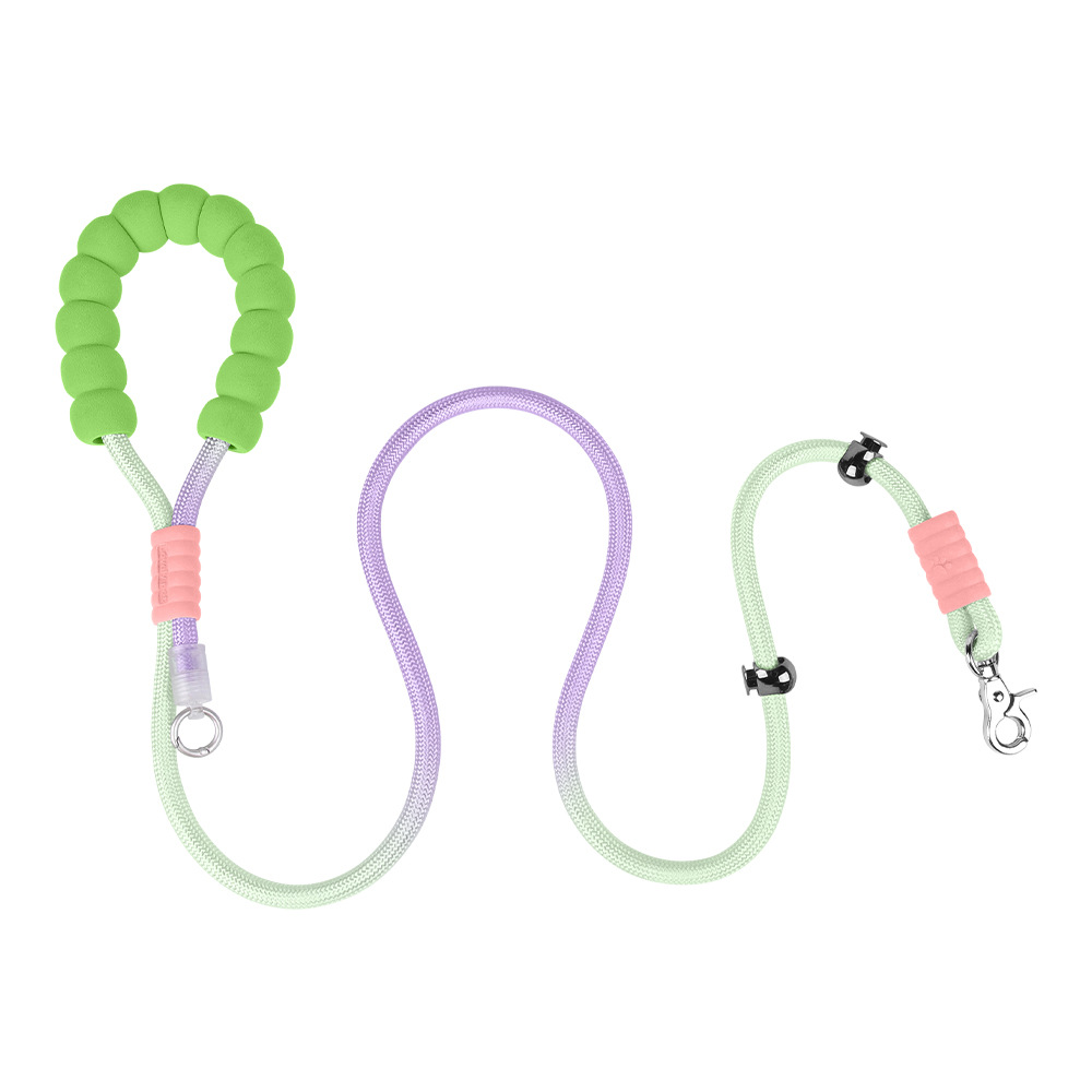 Cadena p cuerda p cuerda de tracción para perros caminando cadena pequeña y mediana gran entrenamiento de perros anti-explosión nudo de pelo dorado artículos para mascotas