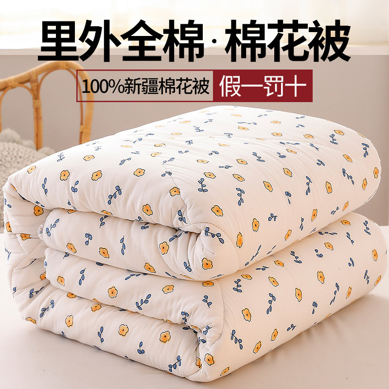 Xuzhou Yunjin Xinjiang Cotton Quilt, Cotton Core Quilt, Winter Quilt, Cotton Padding, Bedding, Spring and Autumn Thin Quilt