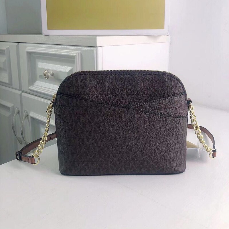 New Mk Shell Bag Export Hot Sale Classic Genuine Leather Small Bag Fashionable Cross-Border Shoulder Bag Crossbody Women's Bag