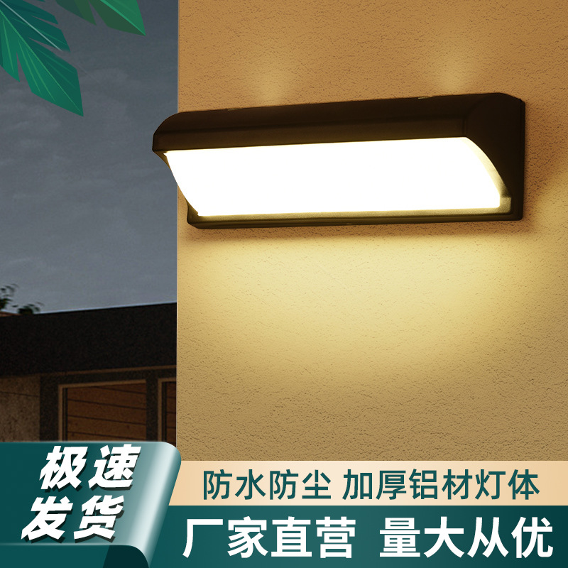 户外壁灯防水过道楼梯庭院门口室外led超亮防水灯 阳台浴跨境批发