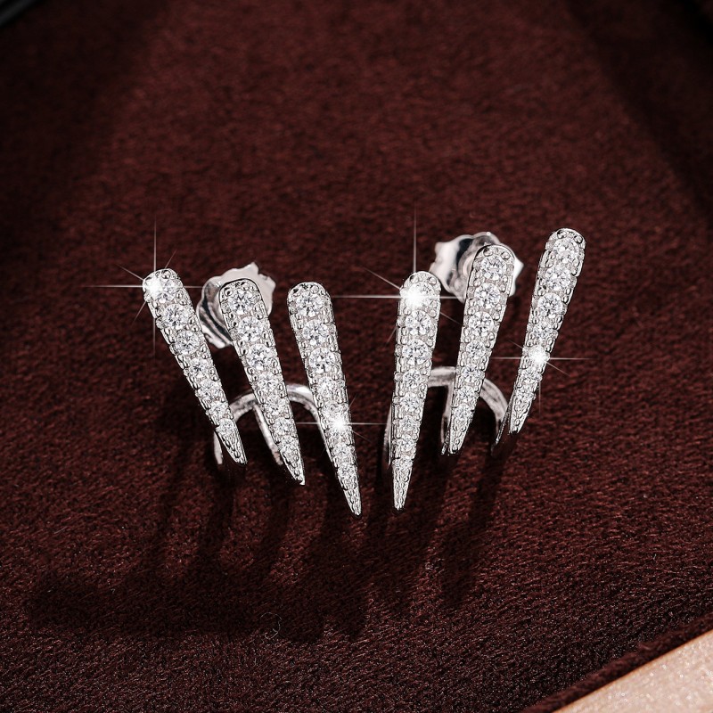 Unique Ear Studs For Women Elegant Minimalist Drop Earrings Autumn_voghion.com