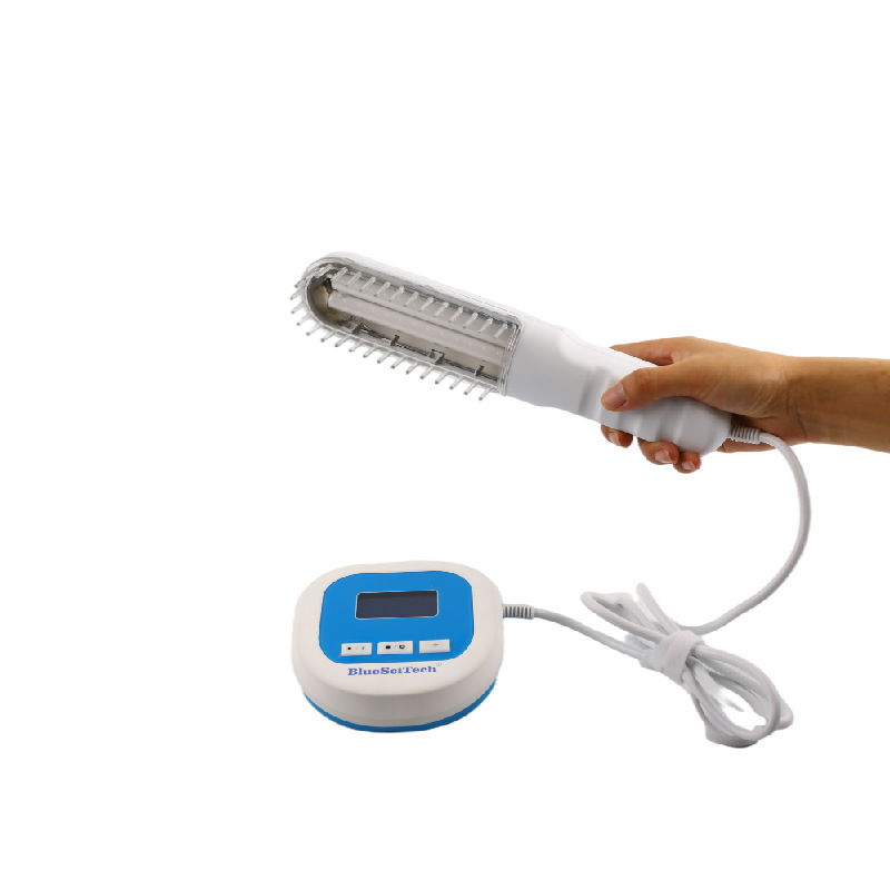 青い電子紫外線光治療器家庭用白斑治療器乾癬乾癬理学療法灯医療用|undefined