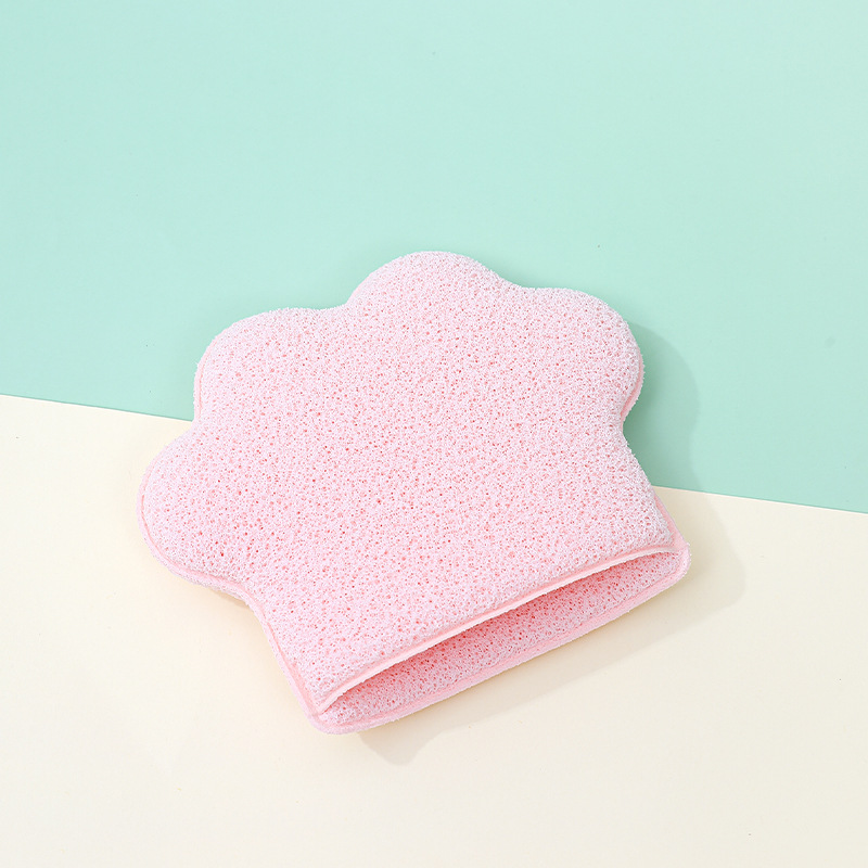 Fábrica personalizada de garra de gato lavabos faciales, eliminación de maquillaje, película de barro, limpieza facial, esponja de limpieza facial portátil