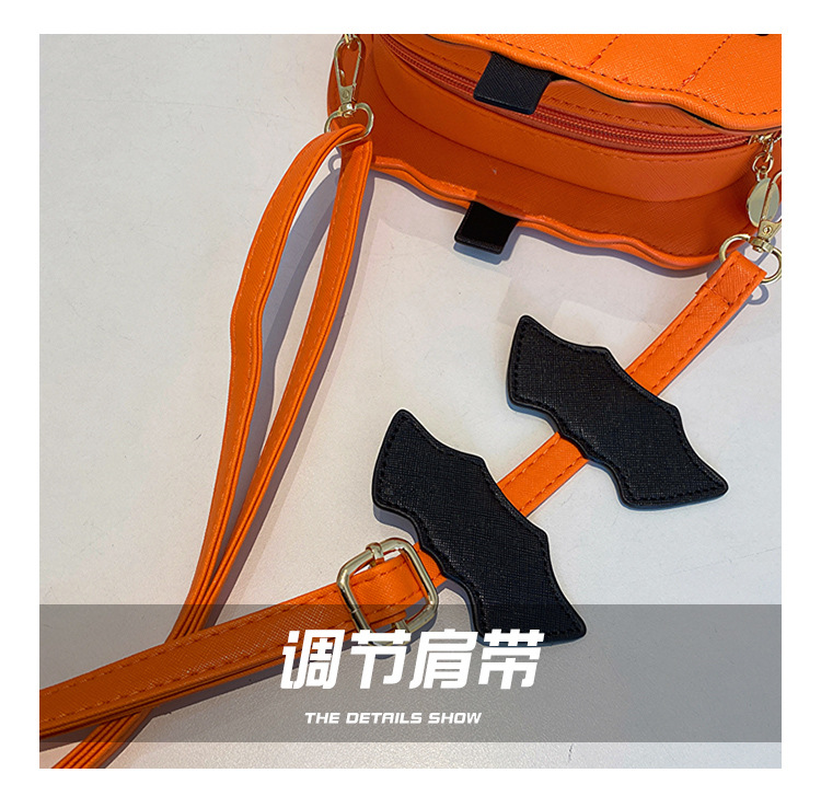 Halloween Funny Pumpkin 2023 Nuova borsa da donna monospalla Moda Contrasto colore Creatività personalizzata Alla moda_voghion.com