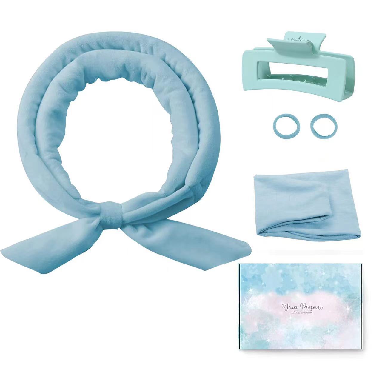 Transfronterizo Amazon perezoso no caliente rizador de pelo banda de pelo curling pelo rizador de pelo onda grande sueño caja de regalo traje