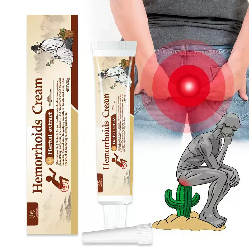 跨境外贸痔疮膏Hemorrhoids Cream肉球痛效特混合型痔消痔断痔膏