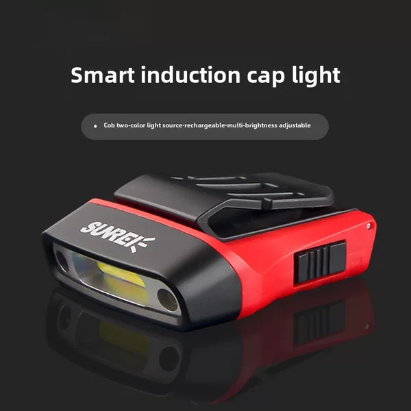 Sanlish H100/H150 Hat Clip Light Sensor Light Ultra-Bright Clip-On Headlamp Night Fishing Light Hat Brim Light Fishing Headlamp