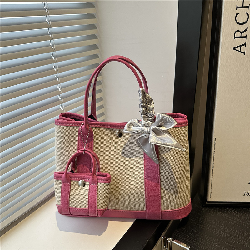 2025 nuevo bolso de lona para mujeres gran capacidad sen-meng simple otoño hombro portátil bolso especial para estudiantes universitarios