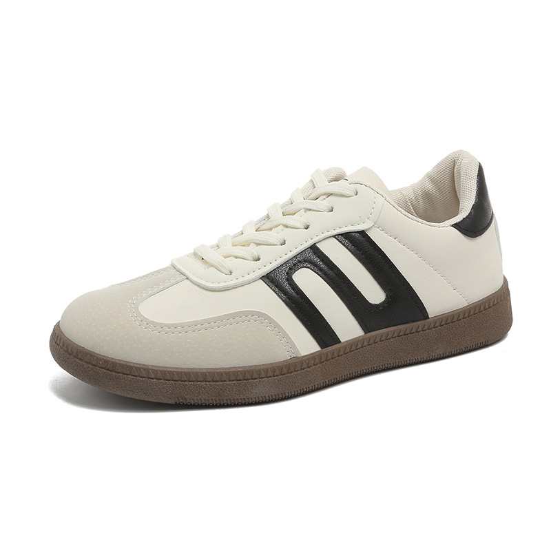 Red neta zapatos de entrenamiento alemán zapatos de mujer 2025 nuevo estilo de primavera y otoño estilo caliente zapatos deportivos blancos planos zapatos casuales Forrest Gump zapatillas de deporte