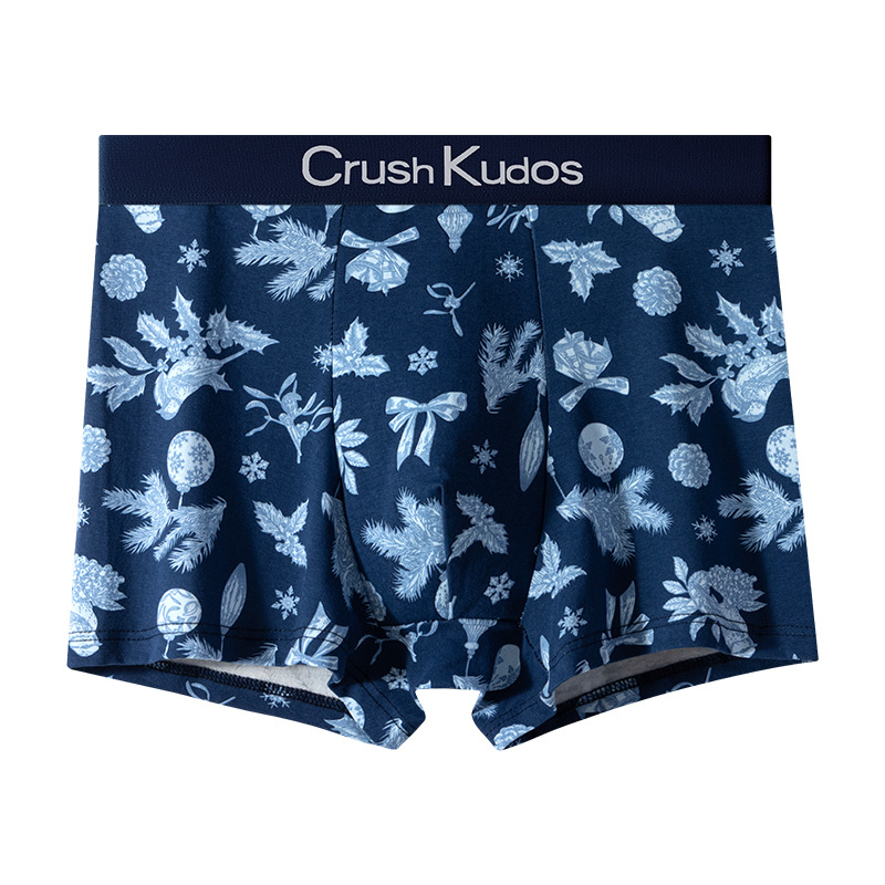 Pantalones interiores de hombre algodón 2025 nuevo seda de morera 7A mallas antibacterianas inferior transpirable de cintura media de chicos pantalones planos